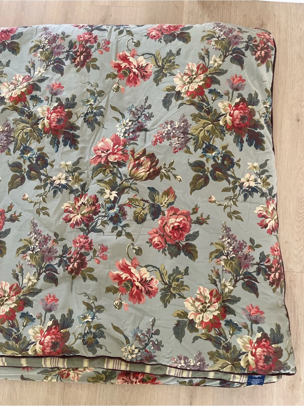 CHAPS Ralph Lauren Home Floral Comforter Reversible Cottagecore  108x96 King